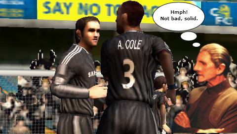 Odo admires FIFA 09's workmanship.